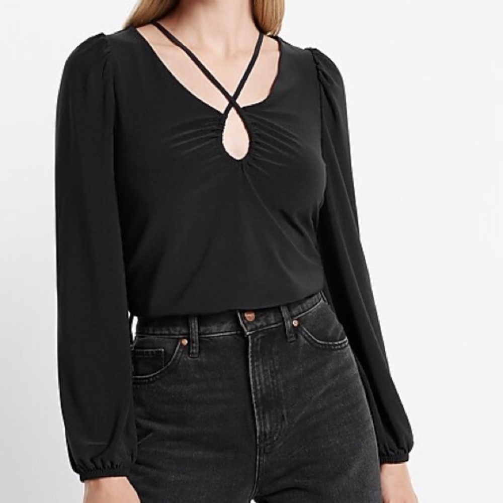 Elegant Black Women's Top
